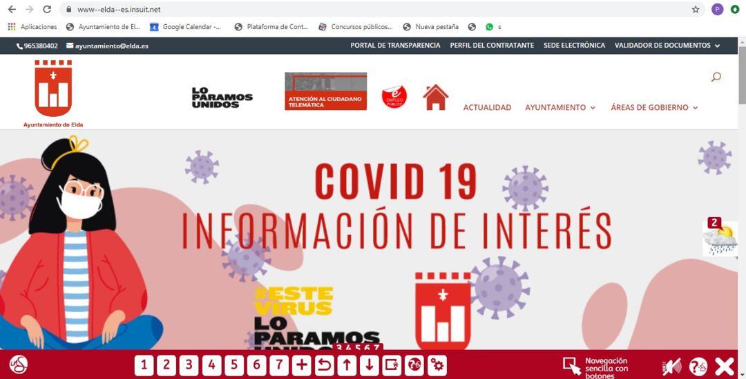Web municipal
