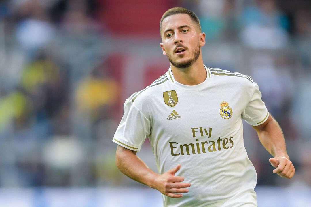 Eden Hazard, con el Real Madrid