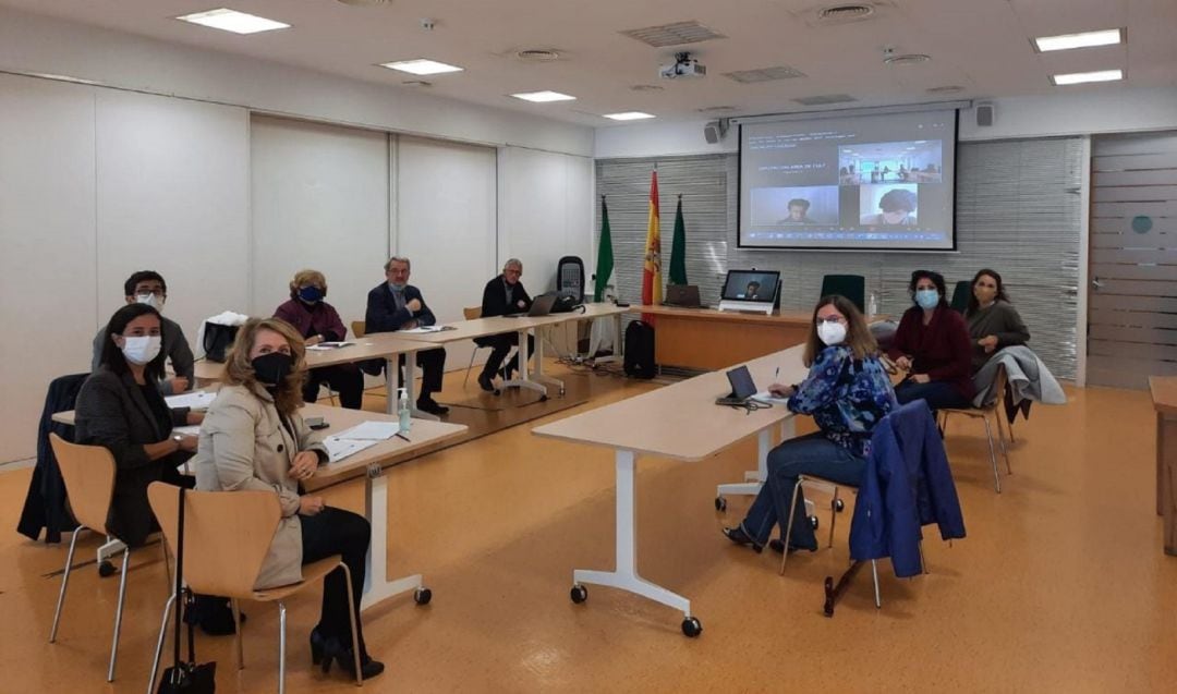 Reunión del jurado del Premio Internacional de Periodismo Manuel Chaves Nogales.