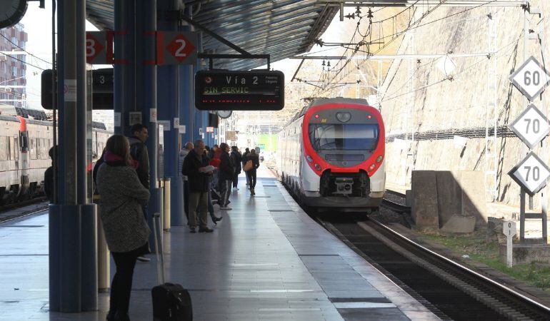 Un tren de Cercanías de Renfe en Madrid