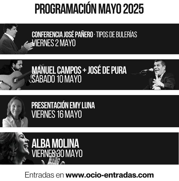Programación para el mes de mayo