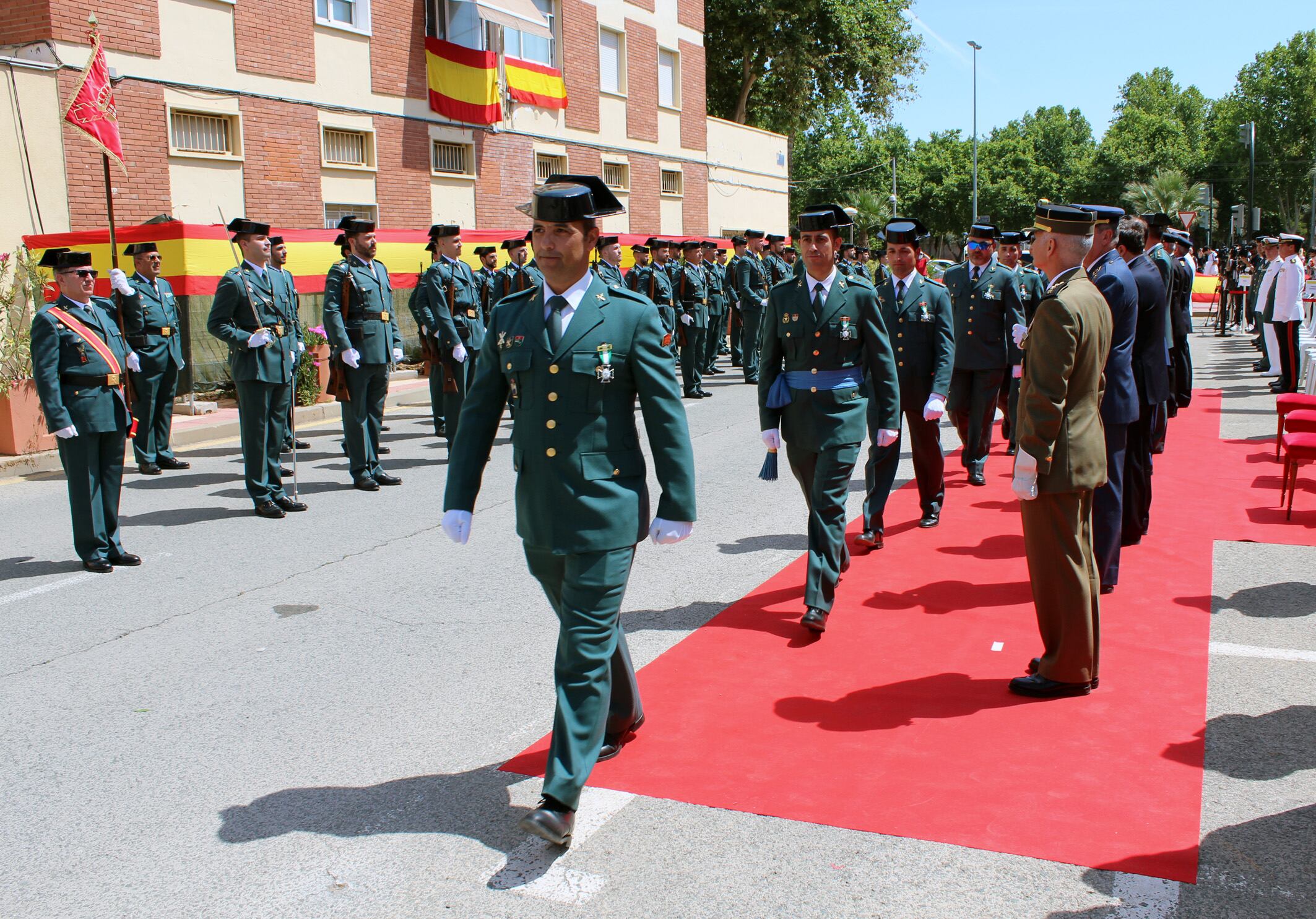 La Guardia Civil celebra en la ciudad de Murcia el 178º aniversario de su fundación
