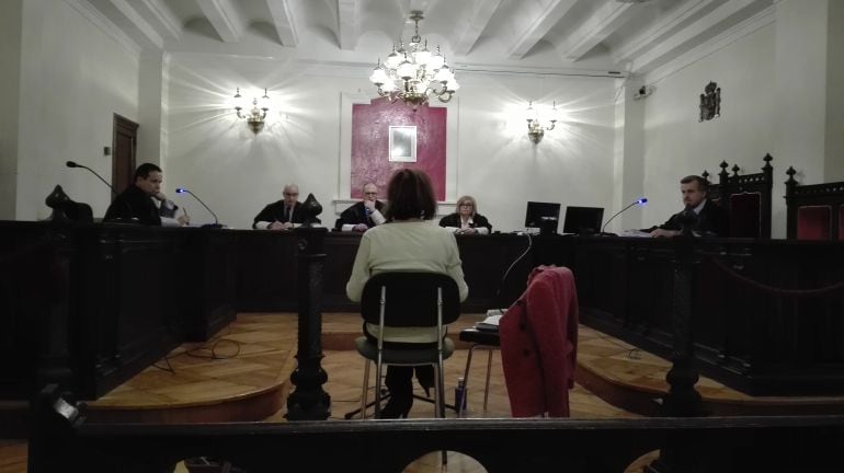 Momento del juicio en la Audiencia Provincial de Zamora