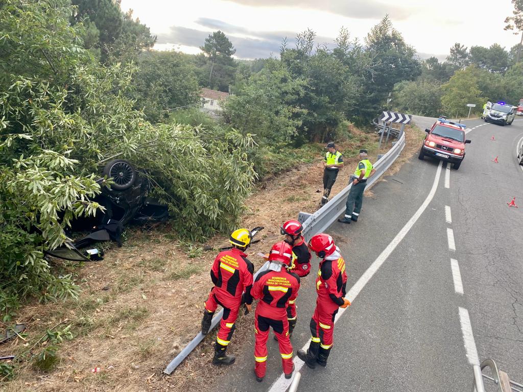 Imagen del accidente de esta mañana