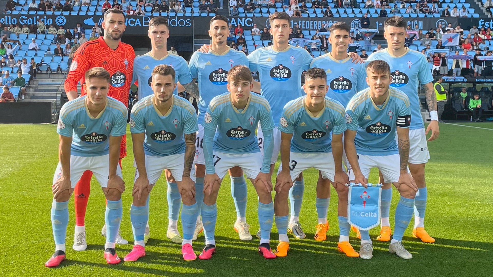 Once del Celta B ante el Ceuta