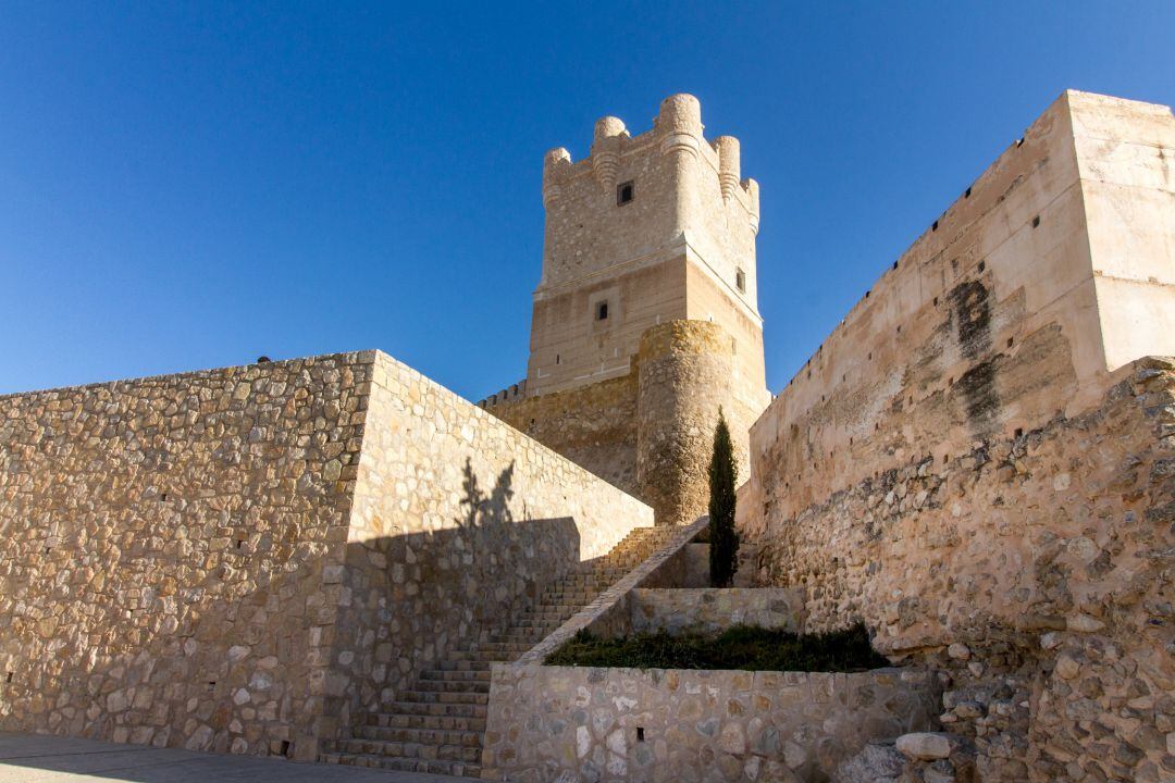 Imagen del Castillo de la Atalaya. Villena