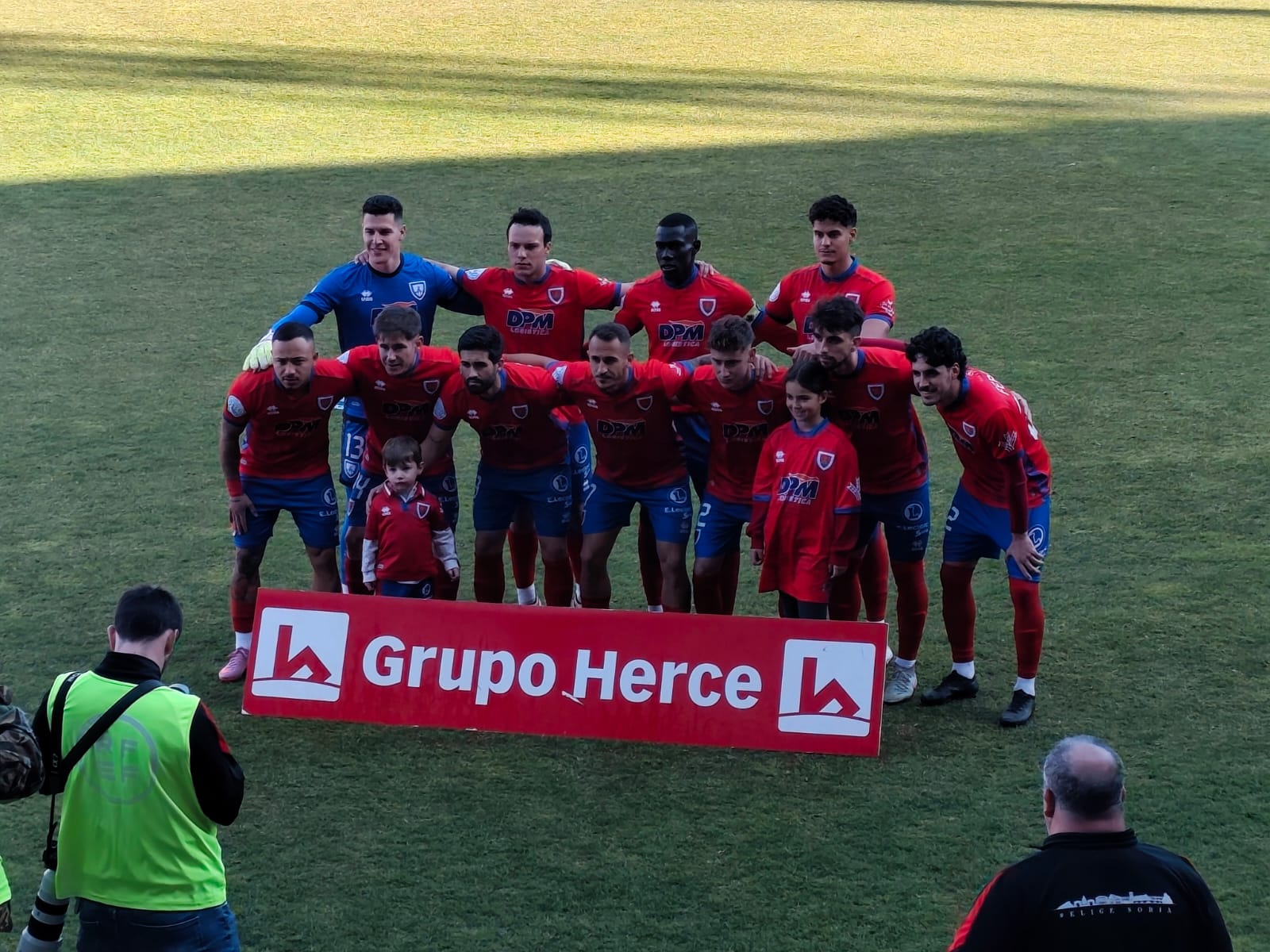 Once inicial del Numancia ante el Burgos B en Los Pajaritos.