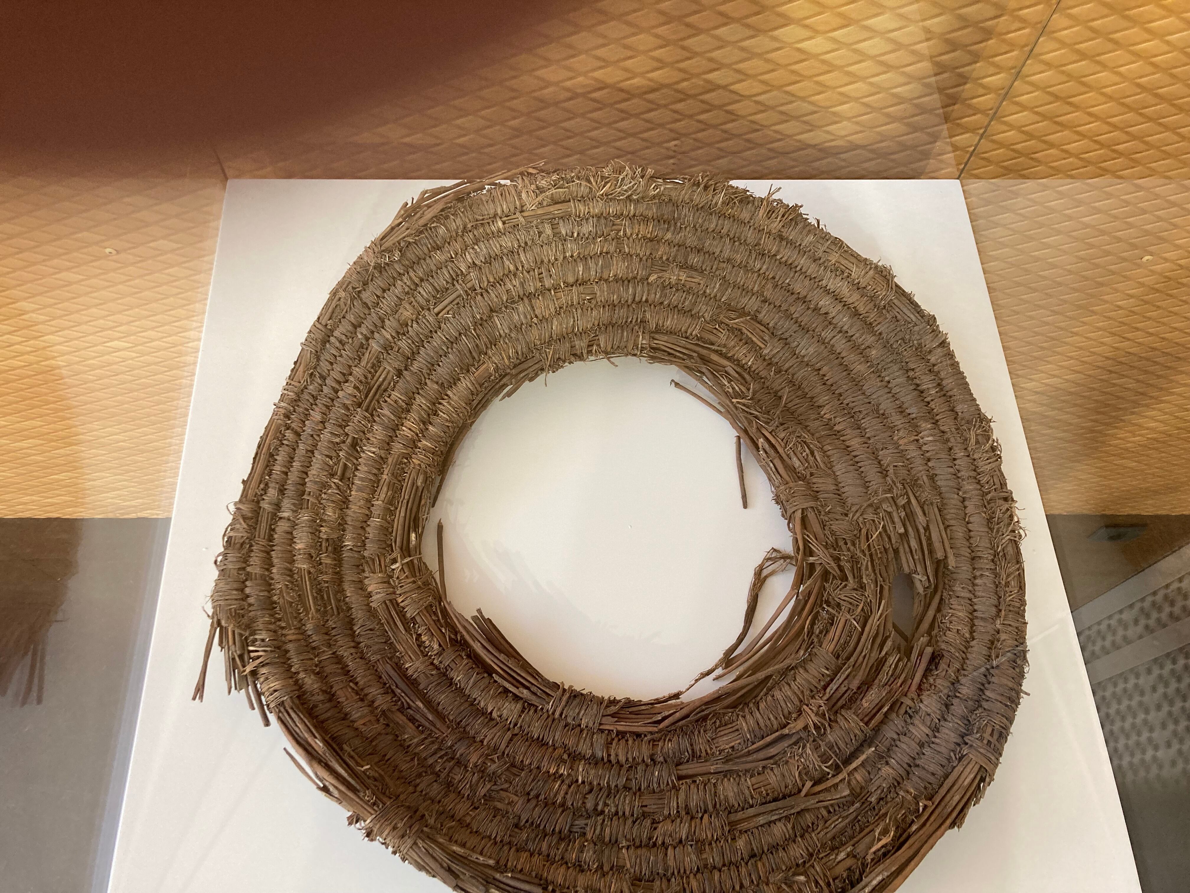 Tejidos vegetales hallados en una cueva de Guayadeque