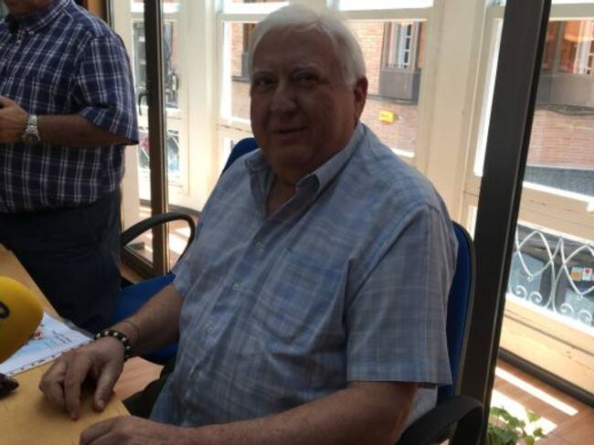 Juan García Serrano, presidente de la Peña Huertana La Crilla