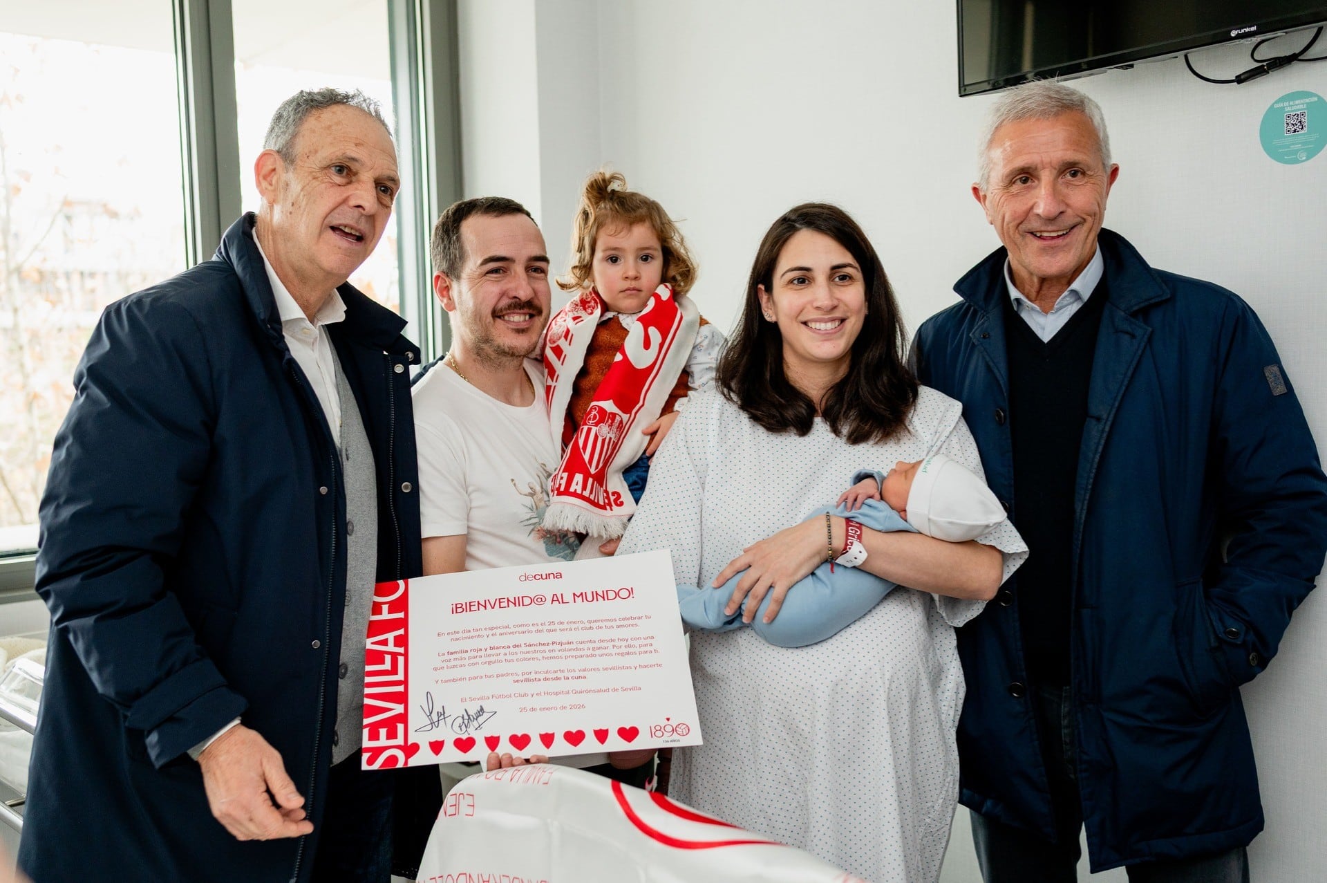 "Sevillistas de cuna" en el Hospital Materno-Infantil Quirónsalud Sevilla