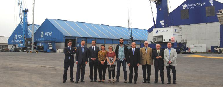 El Consejo del Puerto visita instalaciones del puerto exterior.