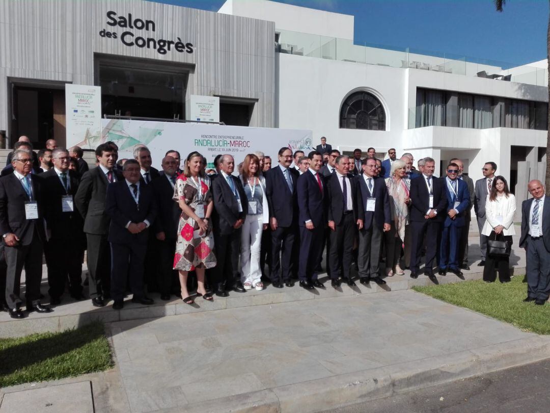 Imagen del encuentro empresarial celebrado en Marruecos en el que ha estado presente la APBA.