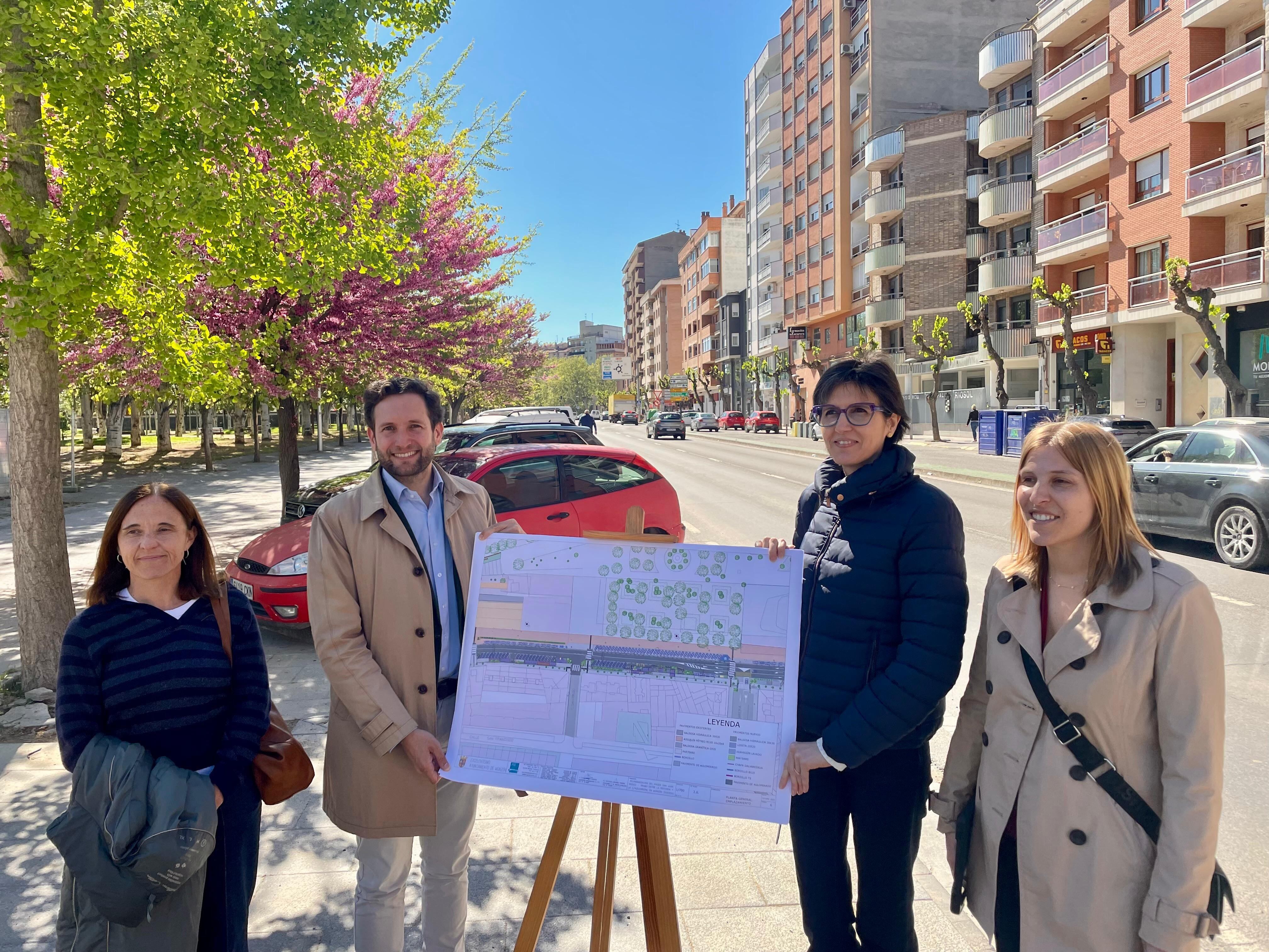 Presentación de la última fase de reurbanización del Paseo San Juan Bosco