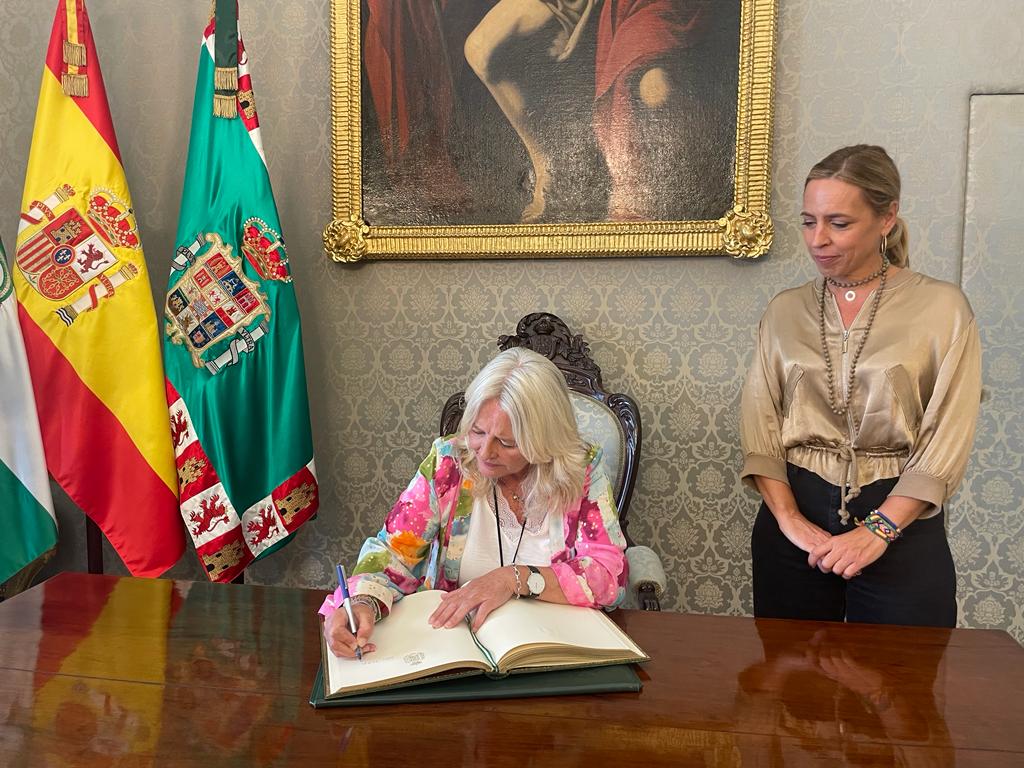 Visita institucional de Mercedes Colombo a la Diputación de Cádiz