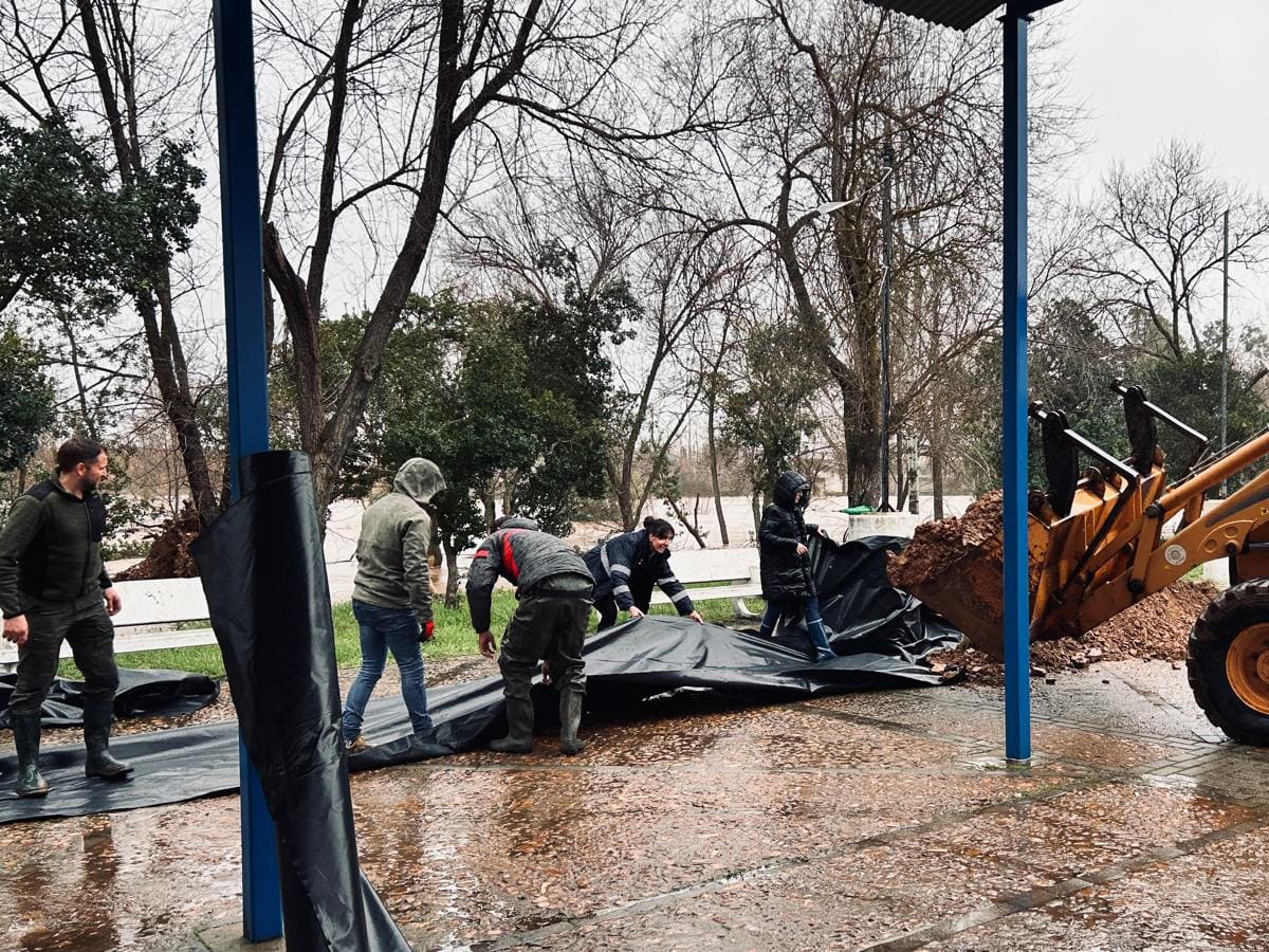 Se activa la UME en Ciudad Real por la fuerte crecida del río Bullaque