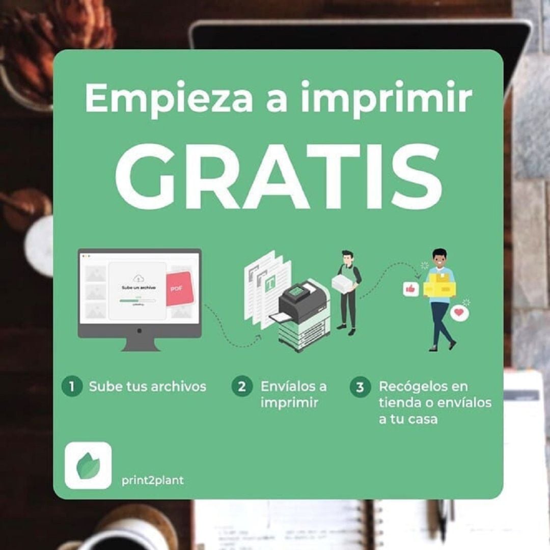 Tres jóvenes han ideado un proyecto para facilitar la impresión gratis de los apuntes