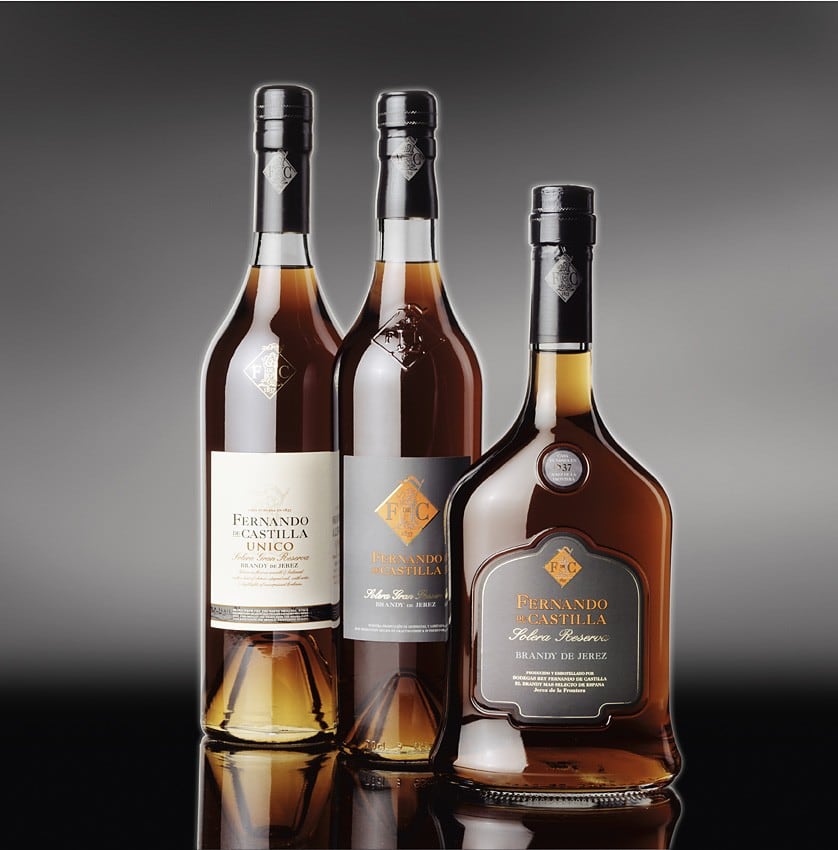 Los brandy de Jerez de Fernando de Castilla