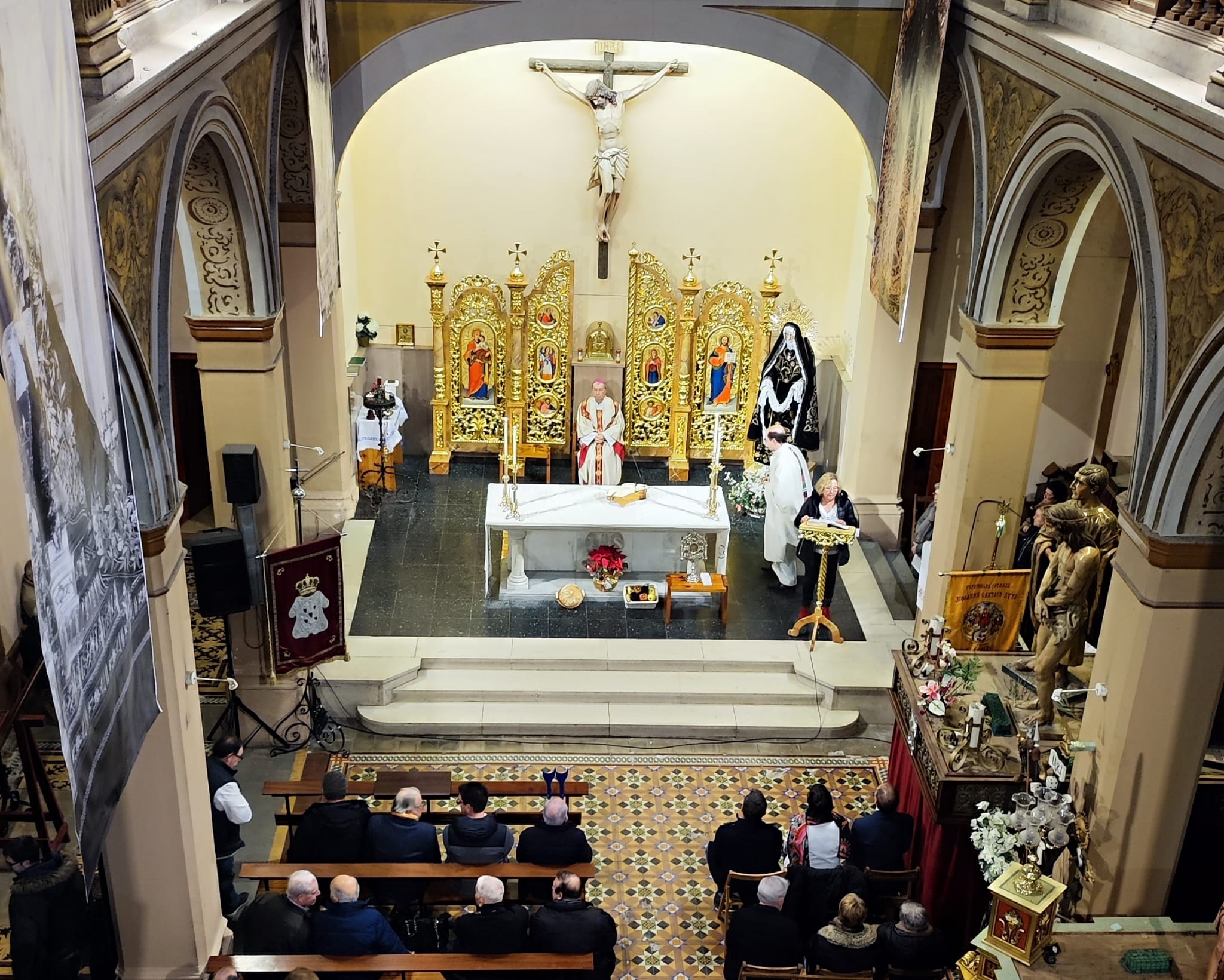 Els actes de celebració de Sant Antoni s&#039;han fet a l&#039;església de la Sang.