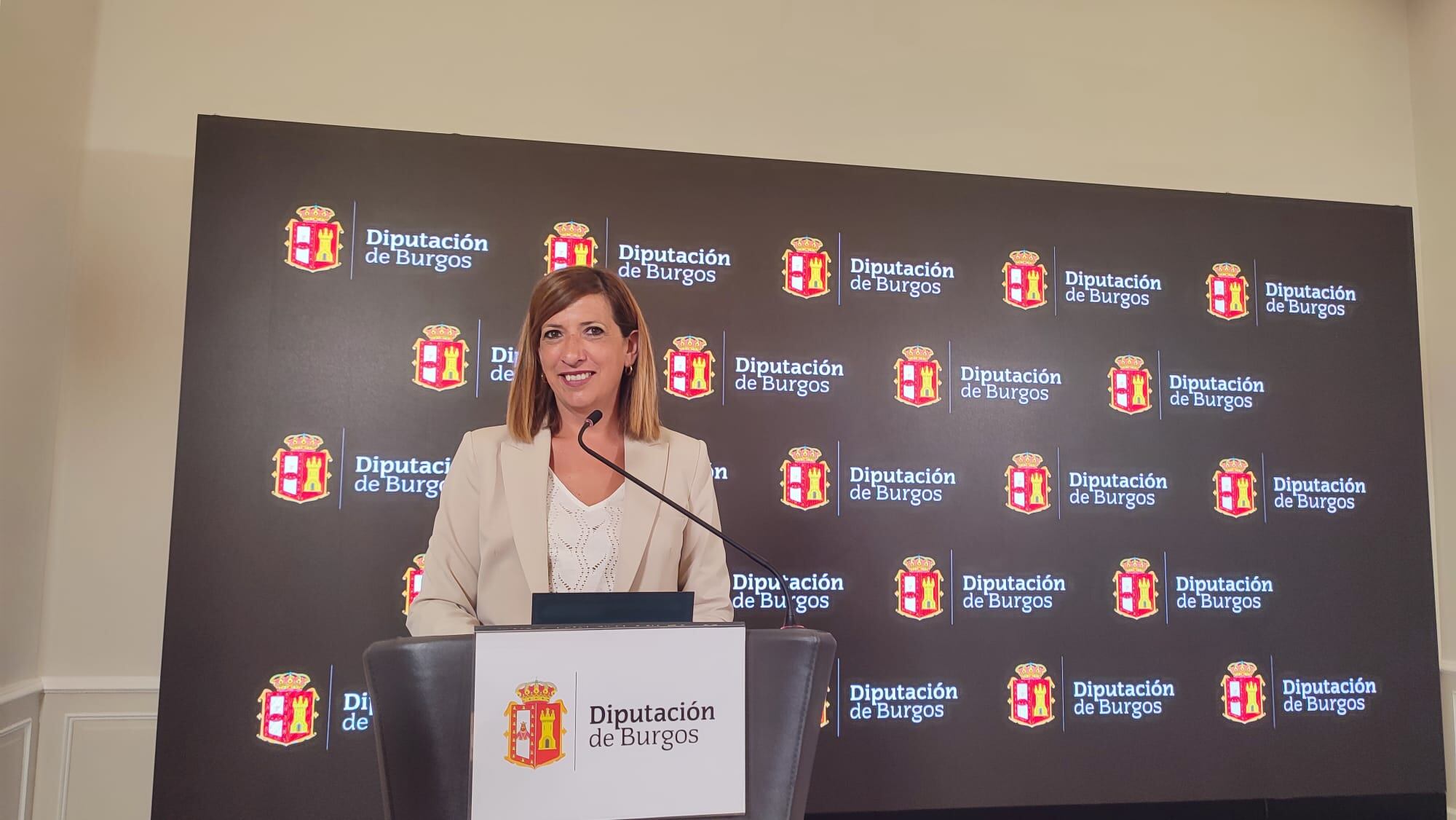 Nuria Barrio, portavoz del Partido Socialista en la Diputación de Burgos. / Foto: Radio Castilla
