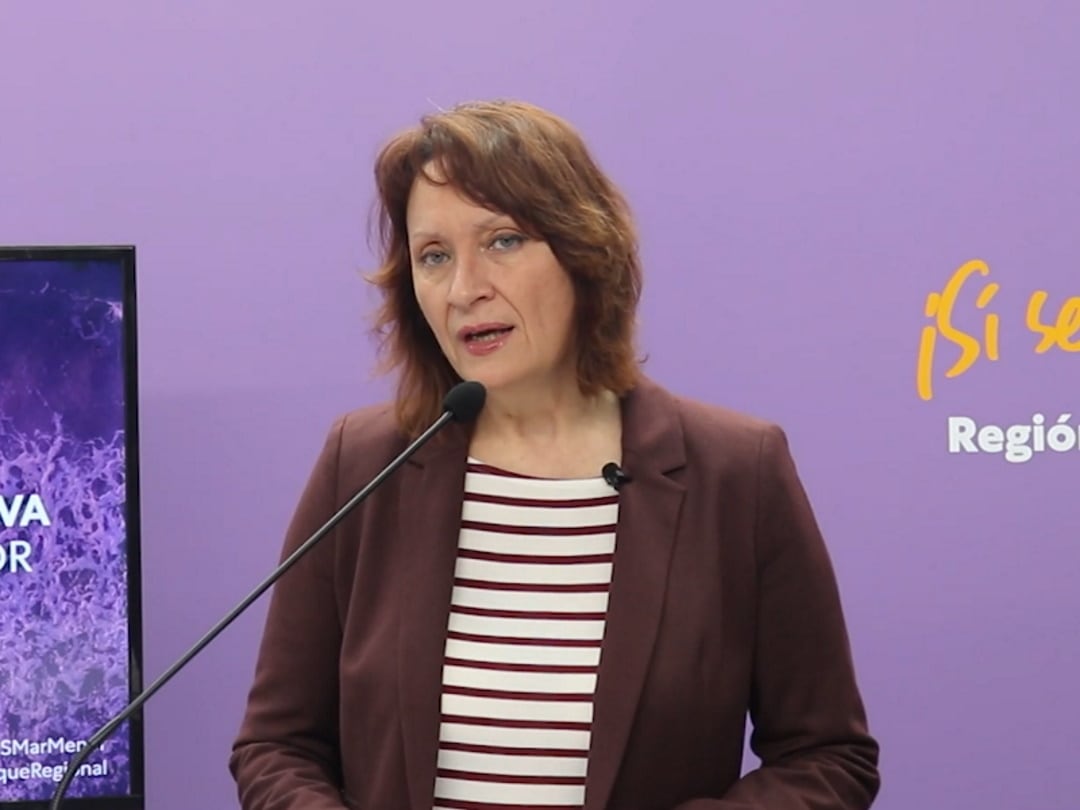 María Marín, portavoz de Podemos en la Región de Murcia