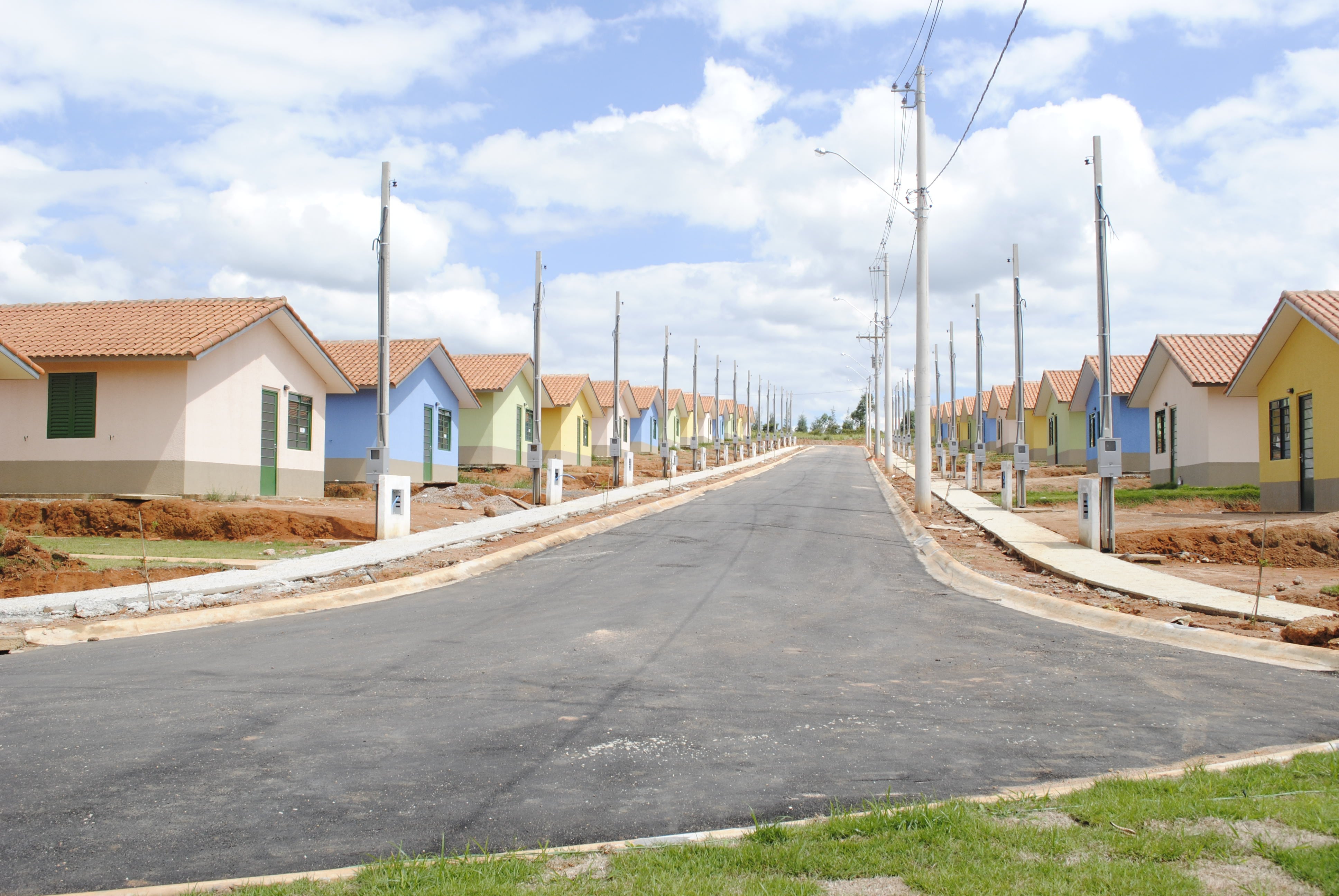 &quot;Social housing in a small city in Brazil. Interesting simplicity in design, colors and urbanism. January 2012&quot;