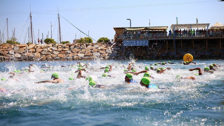 Sector de natación, en la bahía de Alicante