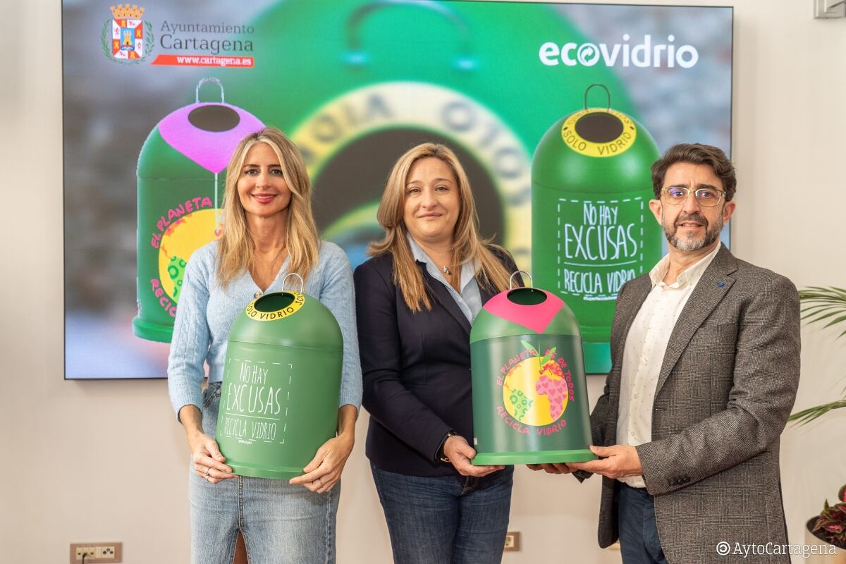 Cartagena bate récord de recogida de envases de vidrio: más de 3.920 toneladas recicladas