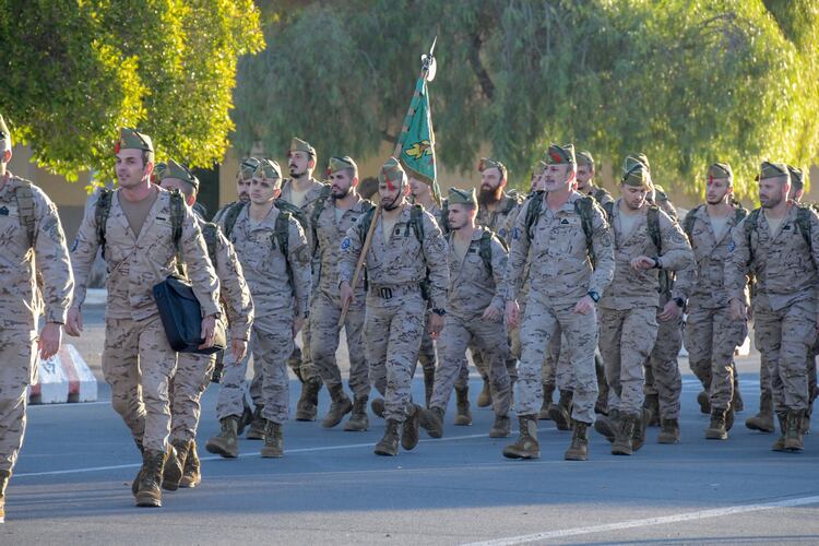 Regreso a casa de los legionarios de Mali.