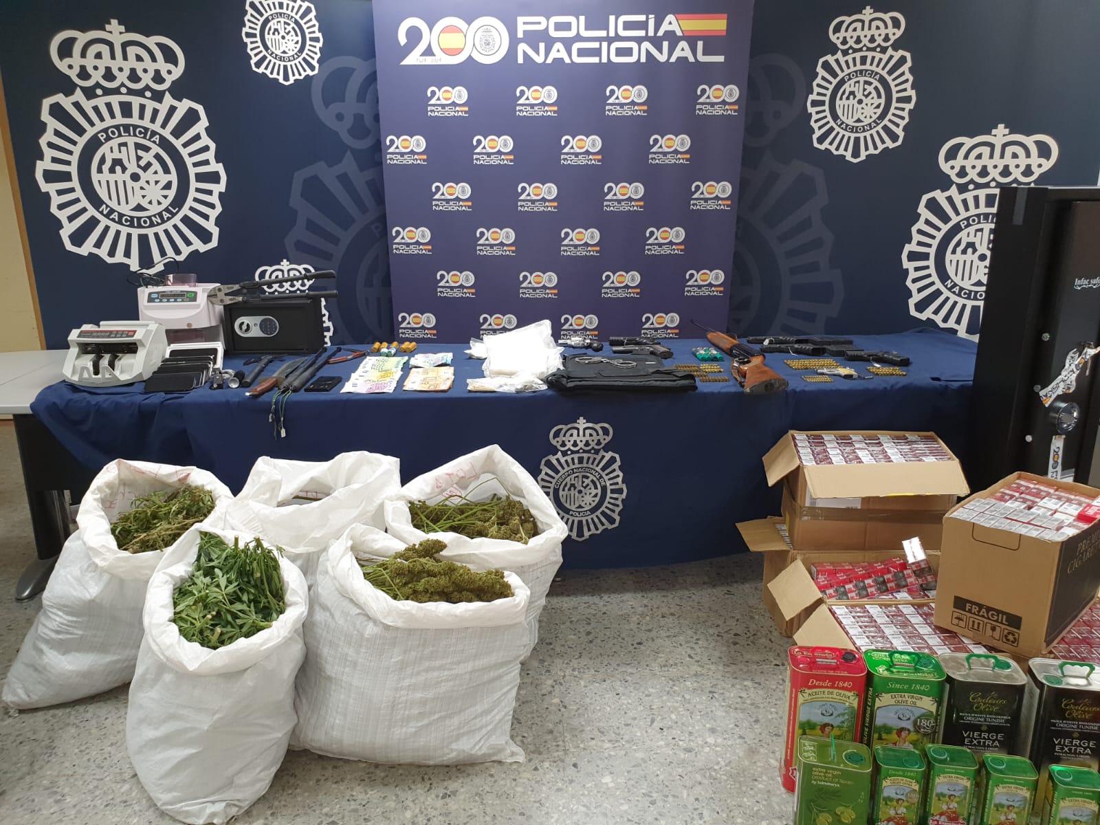 Droga incautada por la Policía Nacional en la Operación Primavera