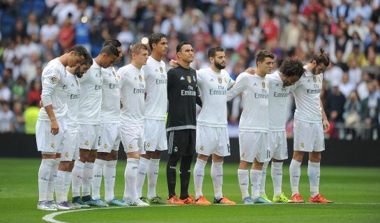 Los futbolistas del Real Madrid que salieron de inicio ante el Levante en la Liga.