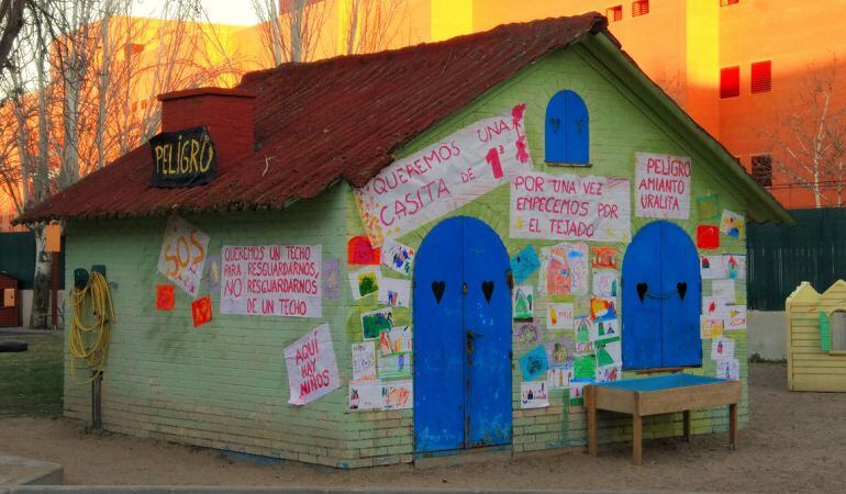 La casa se encuentra clausurada por la presencia de amianto