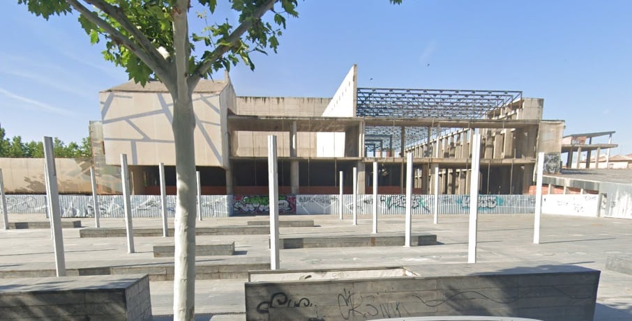 Imagen del inacabado Teatro Auditorio de Ciudad Real que el Ayuntamiento quiere reactivar