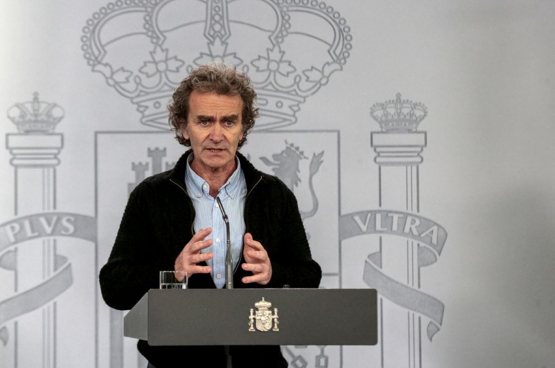 El director del Centro de Coordinación de Alertas y Emergencias Sanitarias del Ministerio de Sanidad, Fernando Simón.
