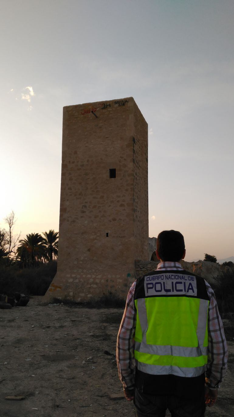 Imagen del patrimonio afectado en Sant Joan d´Alacant