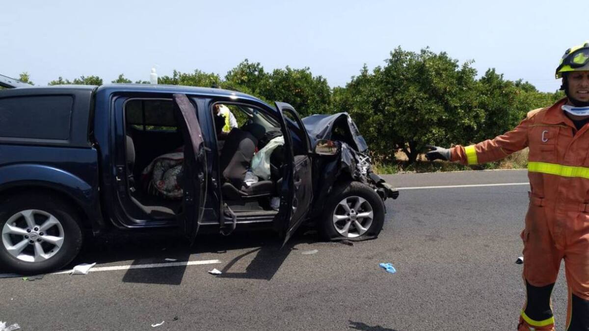 Seis personas resultan heridas en un accidente de tráfico ocurrido en la N-332