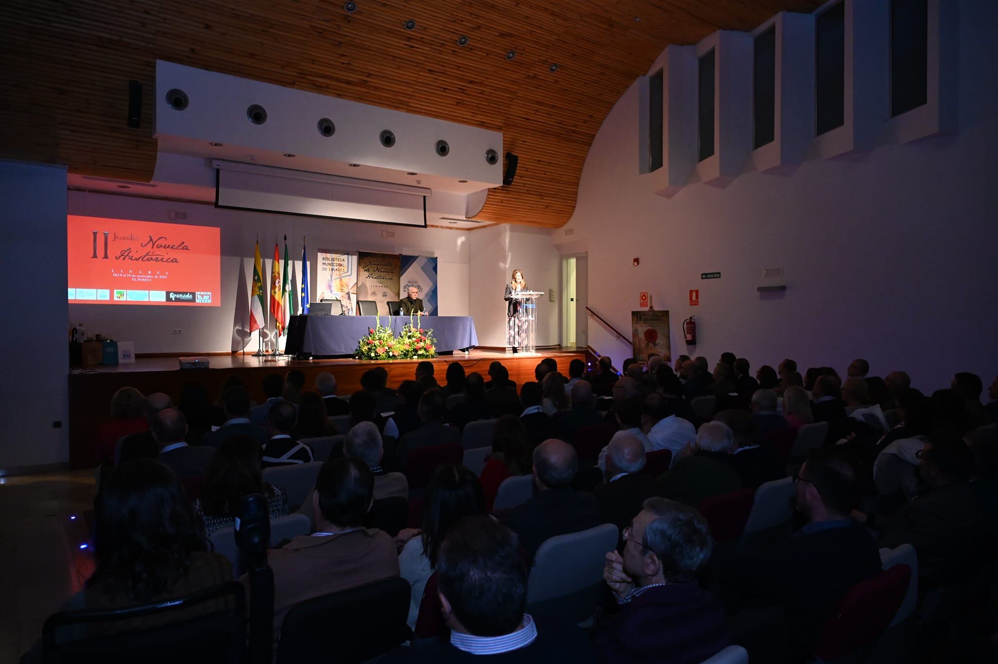 Inauguración de las II Jornadas de Novela Histórica de Linares.