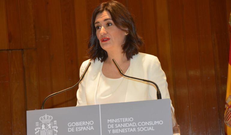 Carmen Montón, ministra de Sanidad, Consumo y Bienestar Social.