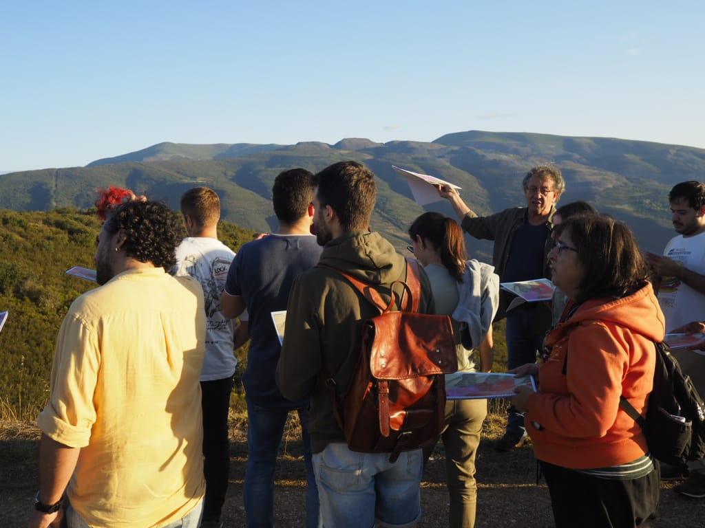 Sánchez Palencia, con los alumnos del curso de verano