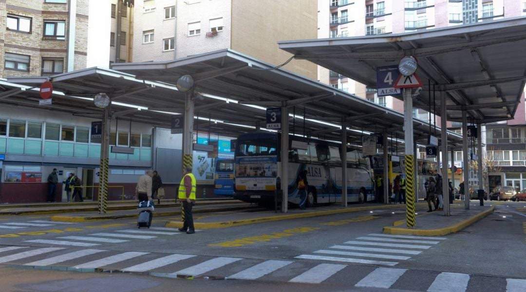 Estación de autobuses de Gijón.