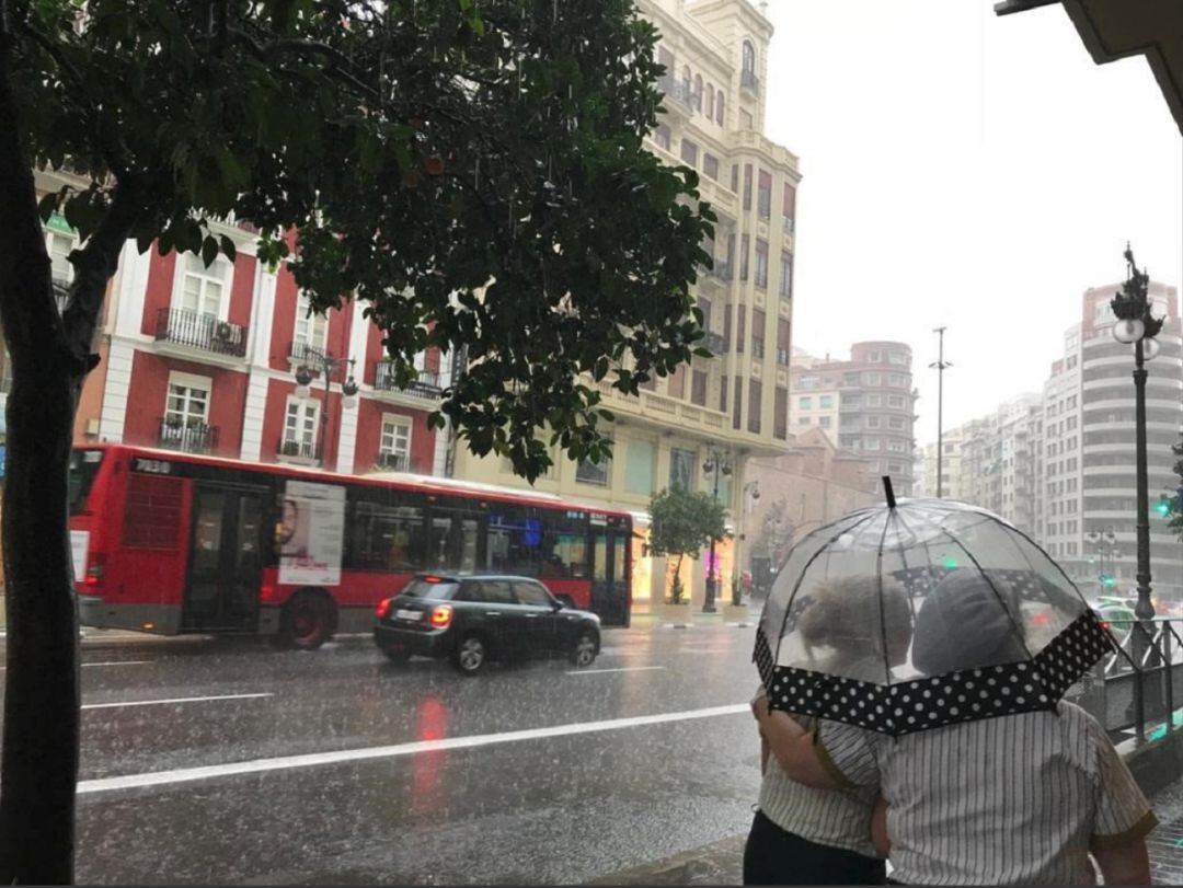 Lluvia en Valencia