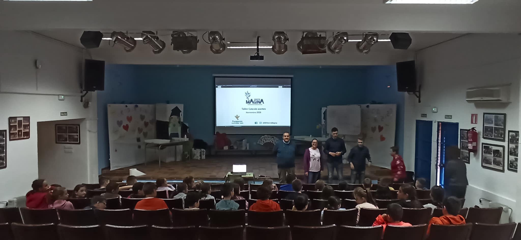 Imagen del proyecto en un colegio de La Carolina