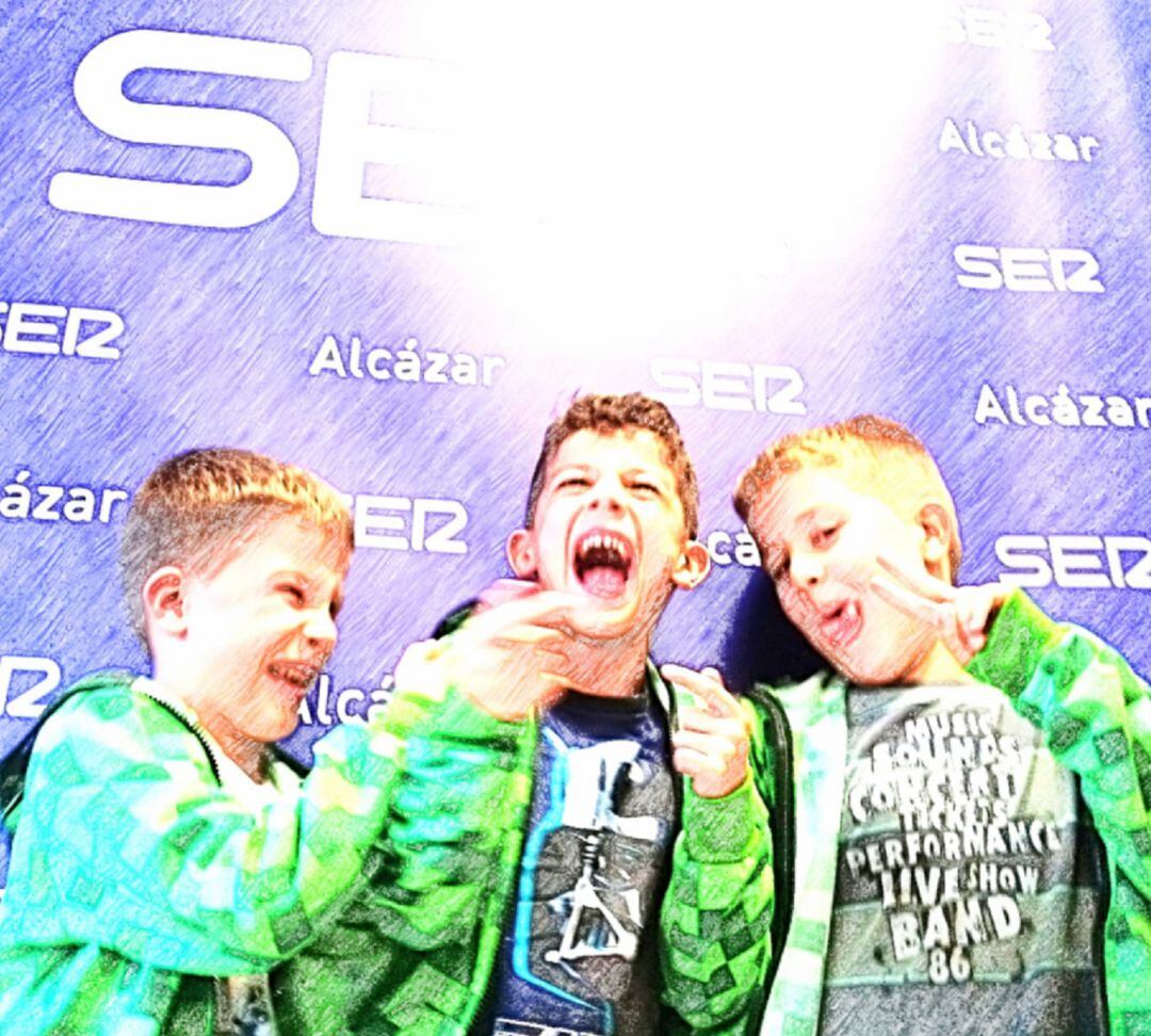 Adrián, Hugo y David