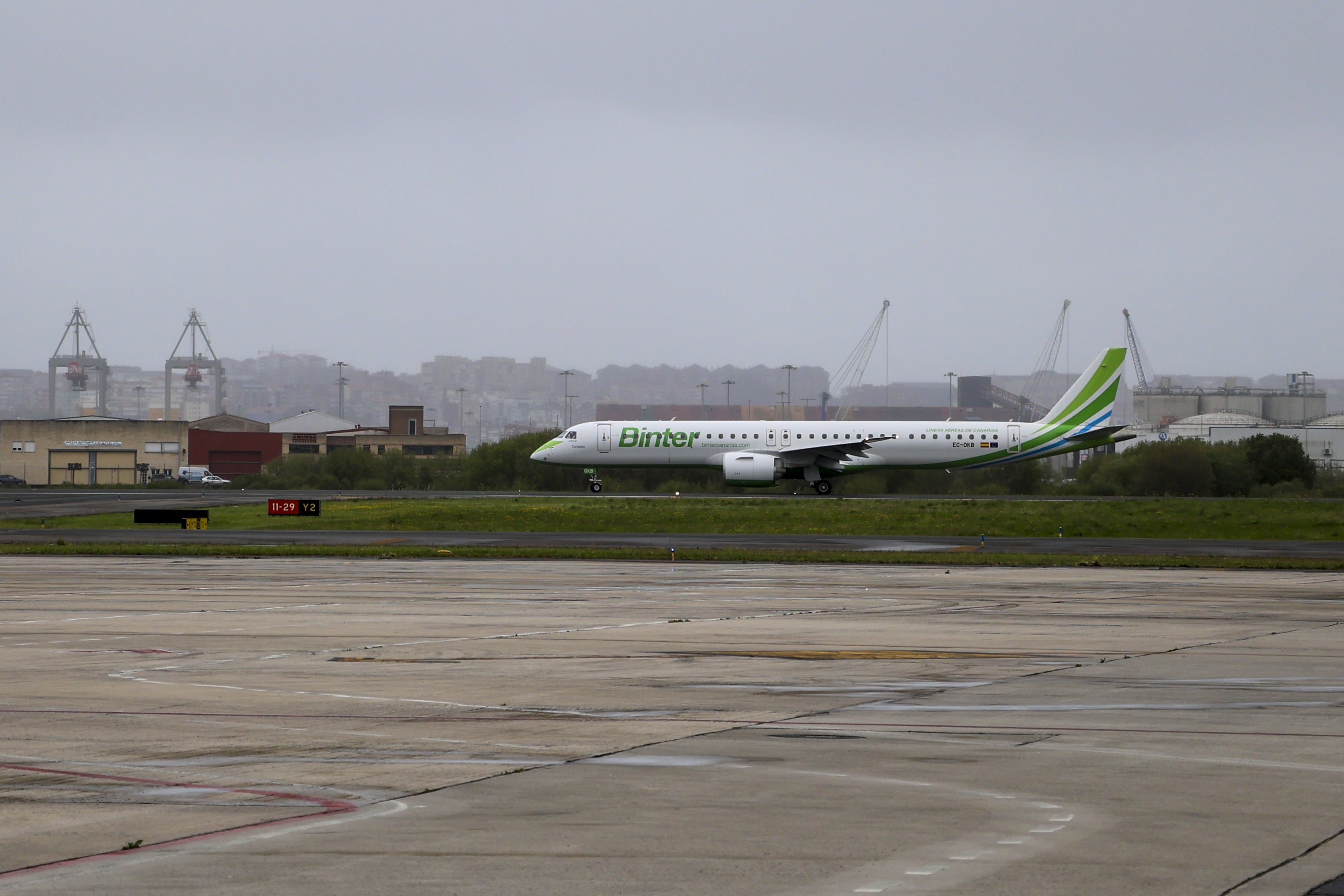 Avión de Binter. EFE/ Celia Agüero Pereda