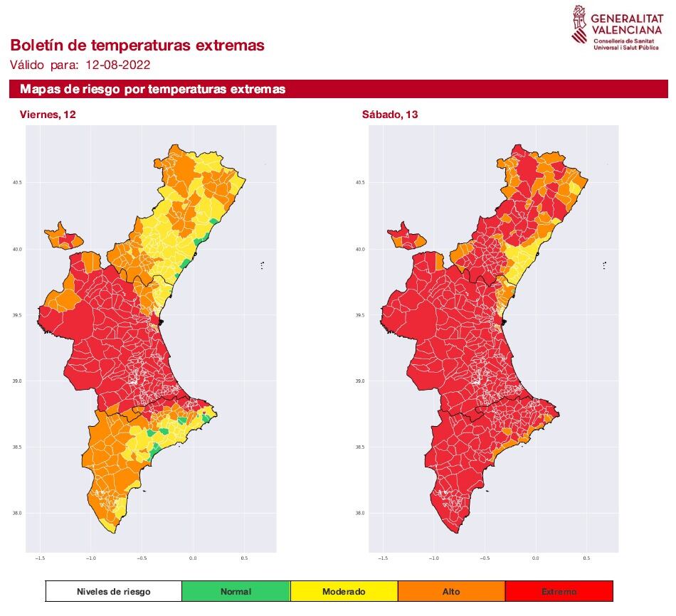 A lo largo del día los termómetros podrán marcar temperaturas superiores a 36º, y en la noche no bajarán de 25º