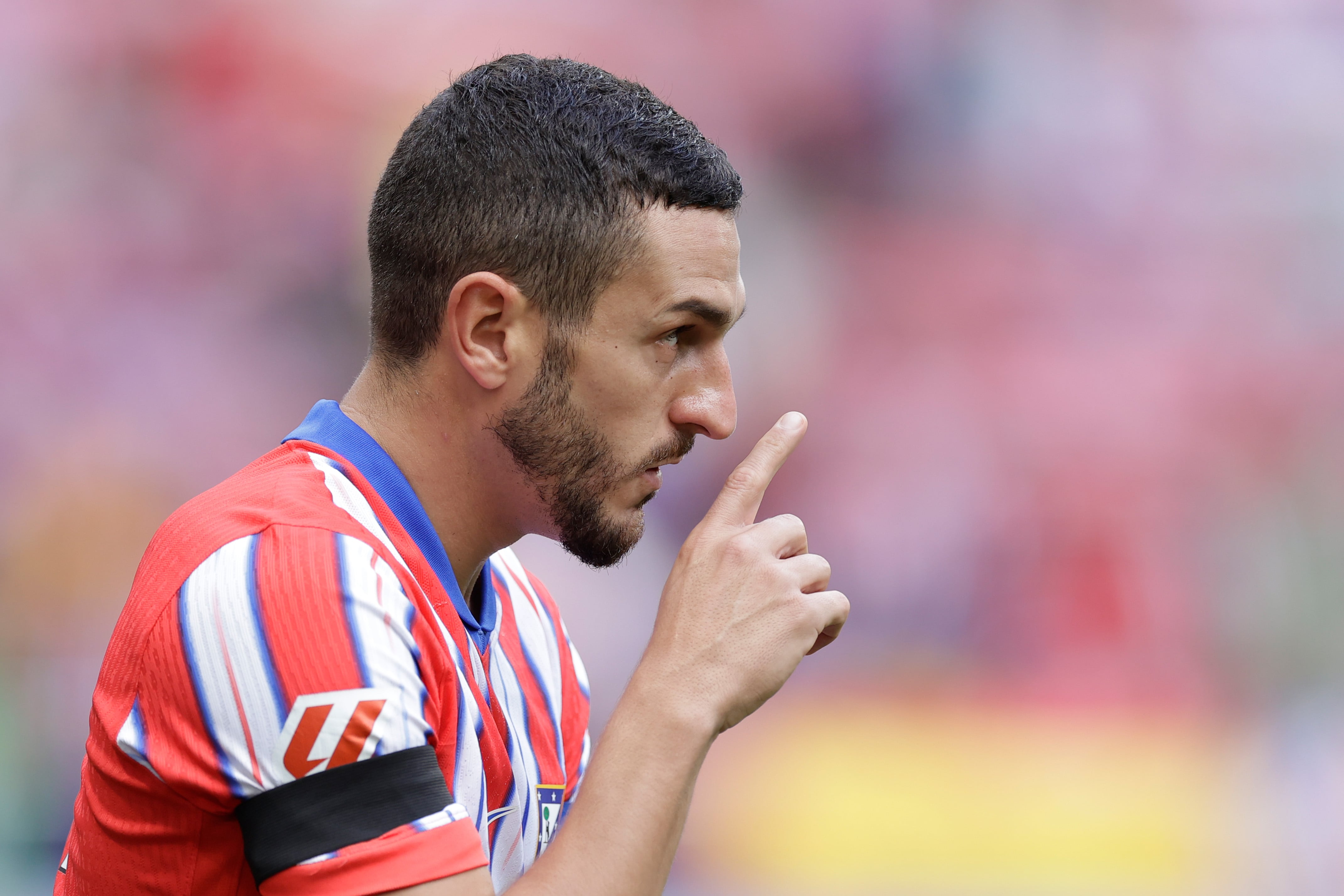 Koke, durante el Atlético de Madrid - UD Las Palmas