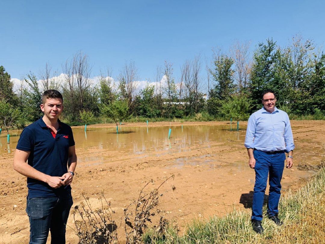 José Luis Escobar (izquierda) y Benjamín Prieto (derecha) en Villanueva de la Jara