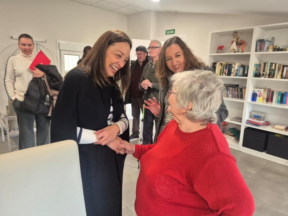 Carmen Susín ha visitado "El Pisico". Foto: DGA