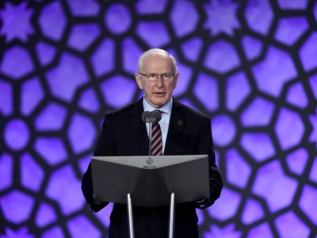 Patrick Hickey durante un acto.