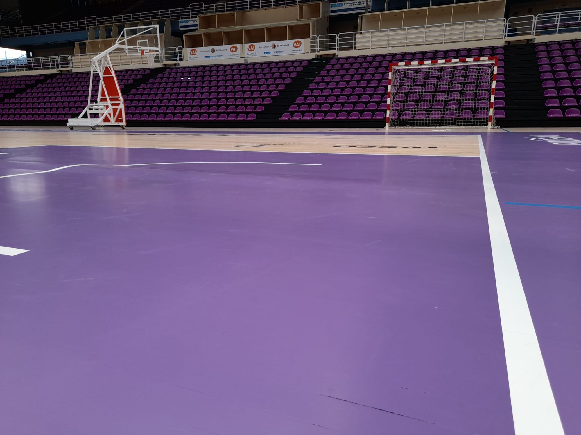 El parquet de Pisuerga a quedado restablecido