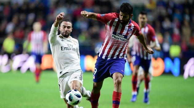 Diego Costa y Dani Carvajal, durante el partido de la pasada Supercopa de Europa